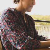 Wiltshire 3/4 Sleeved Cotton Blouse/Shirt by Liberty Fabrics