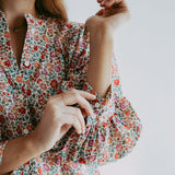 Blusa/camisa de algodón de Liberty of London 'Danjo 19B'