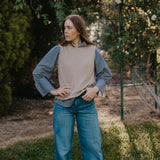Taupe Cotton Vest