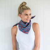 Liberty Fabrics Cotton Scarf -Poppy & Daisy