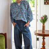 Blue Cotton Chino