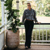 Mitsi Mix Blouse with Stand Collar by Liberty Fabrics
