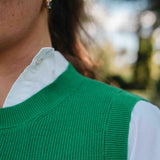 Green 100% Cotton Vest