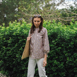 Blusa de tela Liberty 'Luana Farr'