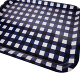 Birchwood Tray Navy Gingham