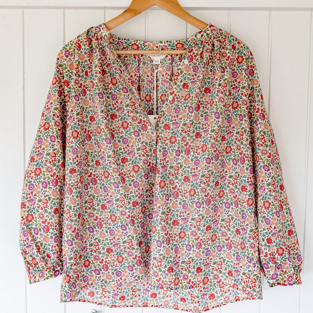 'danjo 19b' liberty of london cotton blouse/shirt
