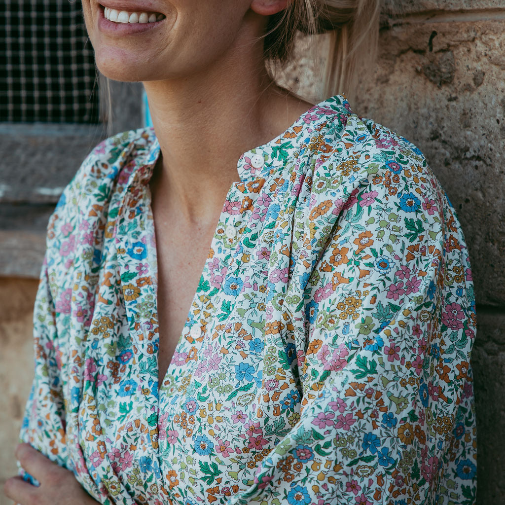 Jeans and a Nice Top: How the Emma Amelia Blouse Pairs With Every Wash of Denim