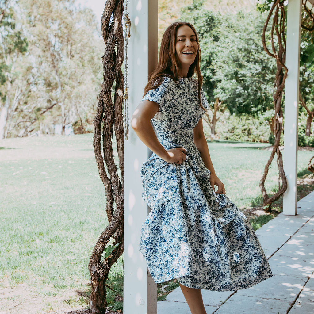 The Blue Bloom Maxi: This Winter's Easiest Yes