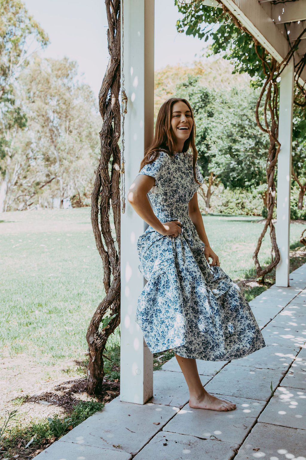 The Blue Bloom Maxi: This Winter's Easiest Yes