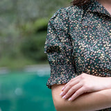 'Marguerite' Liberty Fabrics Frill Collared Blouse