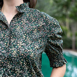 'Marguerite' Liberty Fabrics Frill Collared Blouse