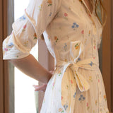 Petal Dress — Floral Cotton Maxi