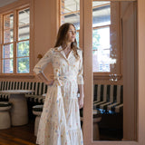 Petal Dress — Floral Cotton Maxi