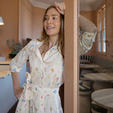 Petal Dress — Floral Cotton Maxi