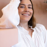 Willow Shirt — White Linen Frill Collar