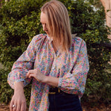 Poppy and Daisy V – Neon Liberty Fabrics 100% Cotton Blouse/Shirt