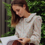 Blusa con cuello Peter Pan de Liberty Fabrics 'Lilibet'