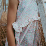 Betsy Pink Dress made with Liberty Fabrics