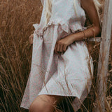 Betsy Pink Dress made with Liberty Fabrics