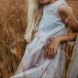 Betsy Pink Dress made with Liberty Fabrics