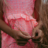 Neon Gingham Dress