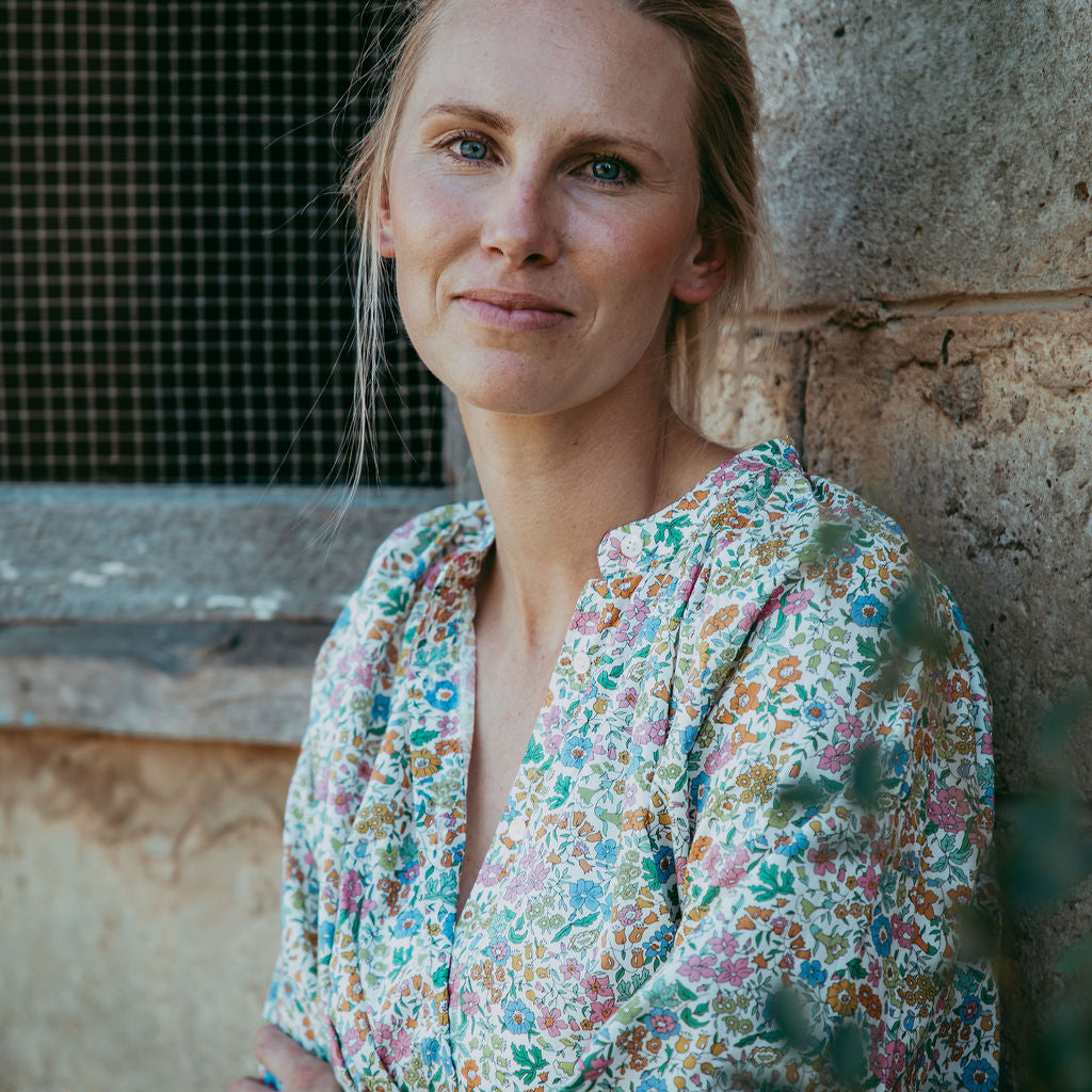 Emma blouse in Amelia Liberty floral print