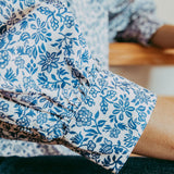 Periwinkle Liberty Fabrics 100% Cotton Blouse/Shirt