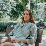 'Katie & Mille' By Liberty Fabrics Yoke Detail Cotton Blouse