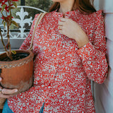 Lizzy by Liberty Fabrics Smocked Cotton Shirt/Blouse