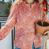 Lizzy by Liberty Fabrics Smocked Cotton Shirt/Blouse