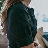 Black Maxi Dress 100% Cotton