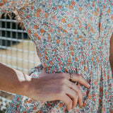 Ditsy Floral Maxi Dress 100% Cotton
