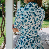 Bluebell Floral Linen Shirt Dress