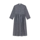 Elenor Navy Linen Dress