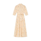 Petal Cotton Dress Maxi