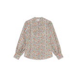 Adelaide Floral White Lace Trim Cotton Blouse