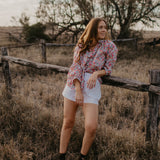 Blusa/camisa 100 % algodón 'Betsy V' de Liberty of London