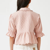 Heidi Blouse Denim Pink