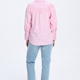 Pippa Shirt Pink Striped Cotton