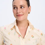 Petal Cotton Dress Maxi