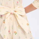 Petal Cotton Dress Maxi