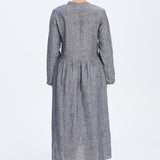 Elenor Navy Linen Dress