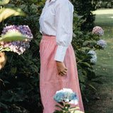 Red Gingham Skirt Full length (Maxi)