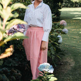 Red Gingham Skirt Full length (Maxi)