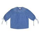 Clio Top Vintage Blue