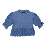 Heidi Blouse Denim Blue