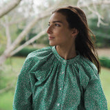 'Godwin' Green Liberty Fabrics Blouse