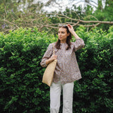 Blusa de tela Liberty 'Luana Farr'