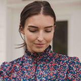 'Wiltshire' Liberty Fabrics Frill Collared Blouse