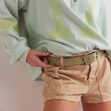 Essex Leather Belt Matcha Green